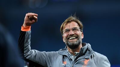 Liverpool manager Jurgen Klopp is seeking to help the club win a sixth European Cup. They must first overcome Roma in the Uefa Champions League semi-finals. Paul Ellis / AFP