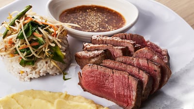 Wagyu steak at Mitsu-Ya.