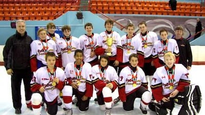 The Dubai Bantam Sandstorms won the Under 15 ice hockey tournament in Al Ain during the weekend.