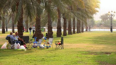 Al Nakheel Oasis park in Sharjah was the fifth most popular green space. Alamy