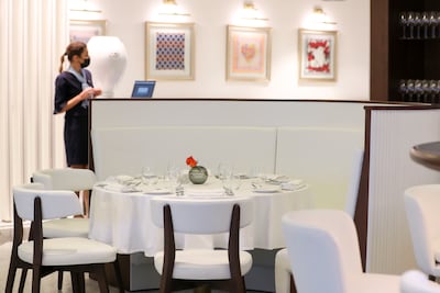 Cafe Milano offers a sophisticated dining experience at Expo 2020 Dubai. Khushnum Bhandari / The National