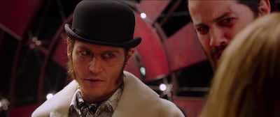 Johnny Depp in London Fields. Courtesy GVN Releasing