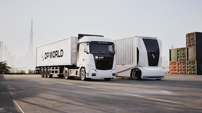 Einride and DP World's collaboration will help to electrify interterminal container flows at Jebel Ali Port. Photo: Einride