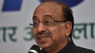 Indian sports minister Vijay Goel. Sajjad Hussain / AFP
