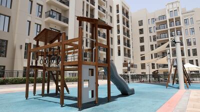 The children's play area.