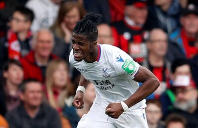 Crystal Palace's Wilfried Zaha. Matthew Childs / Action Images via Reuters