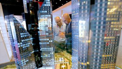 More than 30 exhibitors and 4,000 people attended the Next Move Live, the Cityscape spin-off property show in late February to sell and to buy both existing and off-plan properties. Pawan Singh / The National