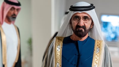 Sheikh Mohammed bin Rashid attended the launch of the Dubai Silicon Oasis expansion project. Photo: UAE Presidential Court