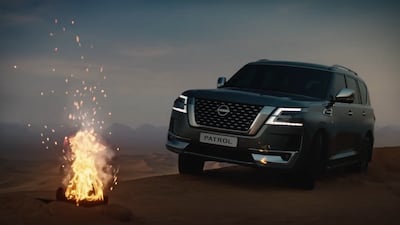 The new Nissan Patrol is evidently ready for the fire pit