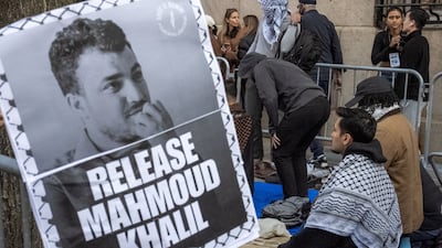 Mahmoud Khalil's arrest has sparked protests in the US, including in New York. Reuters