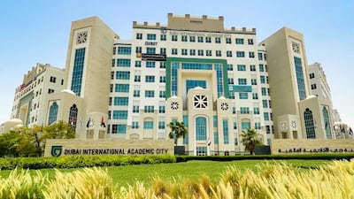 Curtin University Dubai campus also received a five-star rating and 804 points. Photo: Curtin University Dubai