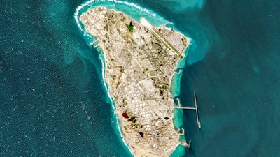 Iran's Kharg Island, which hosts the country’s main crude export terminal. AFP / European Space Agency