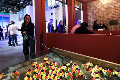 Each of the four sections has carnival-style games. Victor Besa / The National