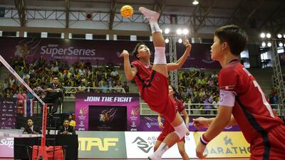 Thailand’s Sasiwimol Janthasit in action during the final. Asia Sports Ventures / Action Images via Reuters