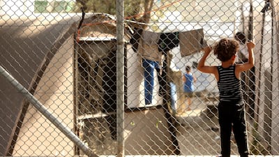 Moria camp is currently holding over 8,000 people. Getty
