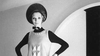 A dress designed in 1968 by Pierre Cardin. Courtesy Pierre Cardin Museum