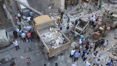 Syria's army has tightened its hold around Aleppo. EPA