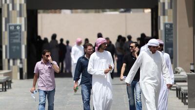 Arab Youth say the UAE is the No 1 country their nation should emulate and the one they would most like to live in. Sammy Dallal / The National
