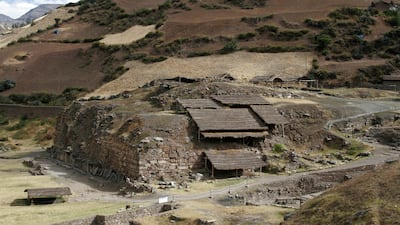 Chavin de Huantar, a Unesco World Heritage site, is about 430km north of Lima, Peru. Reuters