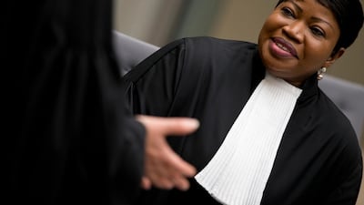 ICC chief prosecutor Fatou Bensouda, who has launched a preliminary inquiry into Myanmar. AP