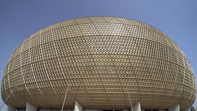 The Lusail Stadium incorporates traditional designs from the Arab world. PA