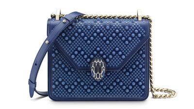 The bags are available in four styles: a backpack, shoulder bag, wallet and an envelope clutch