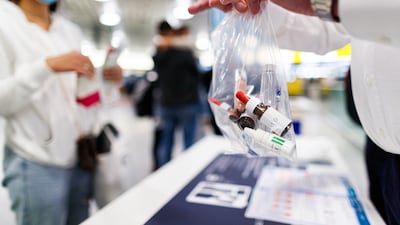 Without the new technology, air passengers will still have to limit any liquids they want to carry on board to 100ml containers and place those in a transparent plastic bag. Getty Images