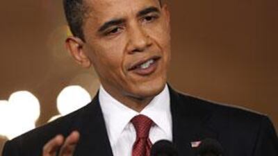 Barack Obama remains committed to a two-state solution to the Palestinian problem.