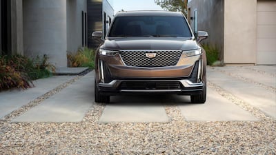 The XT6's imposing front end. All photos courtesy GMC
