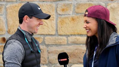 Rory McIlroy is interviewed ahead of the 145th Open Championship at Royal Troon on July 13, 2016 in Troon, Scotland. Andrew Redington / Getty Images