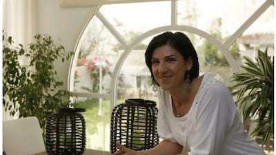 Kathy Shalhoub, the winner of this year's short story competition, which was jointly organised by The National and Abu Dhabi International Book Fair.