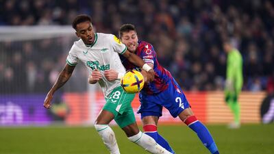 Joel Ward 6 – The right-back was targeted by Newcastle and the visitors had plenty of joy on his side of the pitch. He grew into the game and ended up having a good battle with Willock. Replaced in the second half. PA