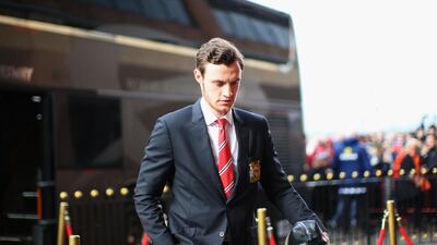 Will Keane arrives at the stadium prior to the Premier League match against Sunderland at the Stadium of Light on February 13, 2016 in Sunderland, England. Getty Images