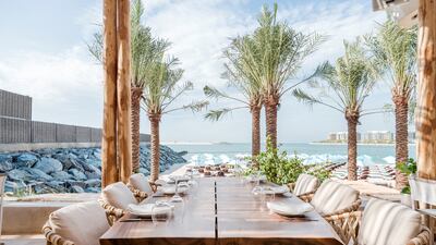Famed beach club Nammos has opened in Doha. Pictured here is Nammos Dubai. Photo: Nammos