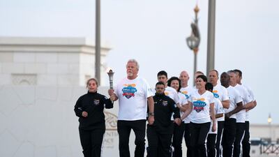 The torch run.