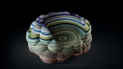 Richard Hutten’s Layers Cloud Chair. Courtesy Casper Sejersen