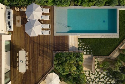 An overhead view of Villa Jardin, the former suite lived in by the Duke and Duchess of Windsor. Photo: Caudwell