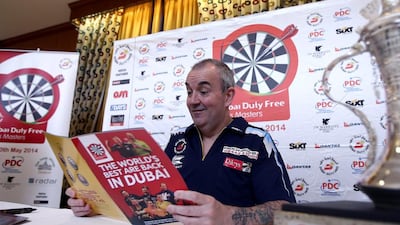 Phil Taylor has been inspired to emulate tennis star Novak Djokovic’s work ethic. Francois Nel / Getty Images