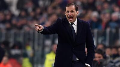 Juventus manager Massimiliano Allegri had a lot to be happy about. Getty
