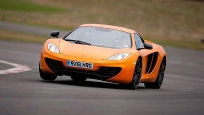 On track at Top Gear's circuit.