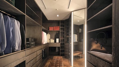 A walk-in-closet. Courtesy Luxhabitat Sotheby's International Realty