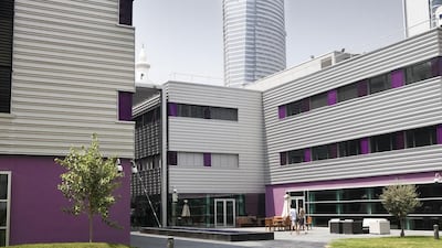 Above, the New York University Abu Dhabi campus on Saadiyat Island. Lee Hoagland / The National