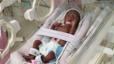 Four Nigerian babies born month prematurely in Dubai are recovering at Latifah Women and Children’s Hospital in Dubai. Courtesy: Abdulkareem family