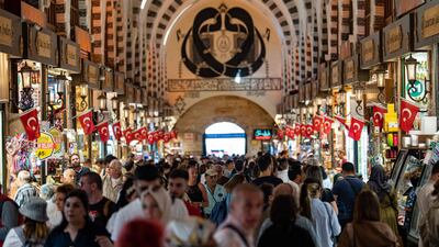Turkey's annual inflation stood at more than 66 per cent in August, according to a core price index published by state statistics agency TurkStat. AFP