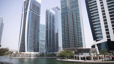 JLT apartments: highest rent - Dh210,000 for 3 bedrooms in 2008. Lowest rent - Dh45,000 in 2011. Reem Mohammed / The National