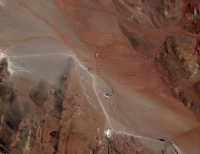 Early stages of construction at Cauchari Solar Facility. Reuters