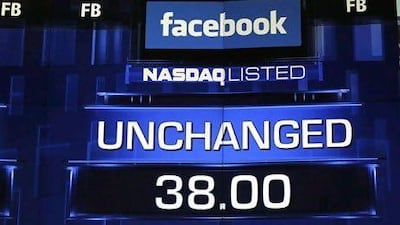 Facebook may have been the first US company to debut with a value of more than US$100 billion (Dh367.3bn) but those heady days were short-lived. Reuters