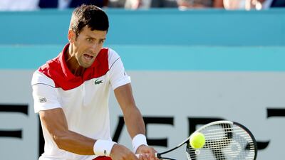 Novak Djokovic was untroubled by Grigor Dimitrov in their second round meeting at Queen's Club on Thursday. Matthew Stockman / Getty Images