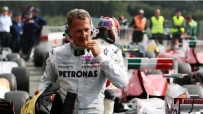 Michael Schumacher has played down any hopes of winning the European Grand Prix despite recent form. Sutton Motorsport Images