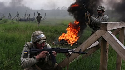 Russia has insisted that Ukraine must not be allowed to join Nato under any peace settlement. EPA